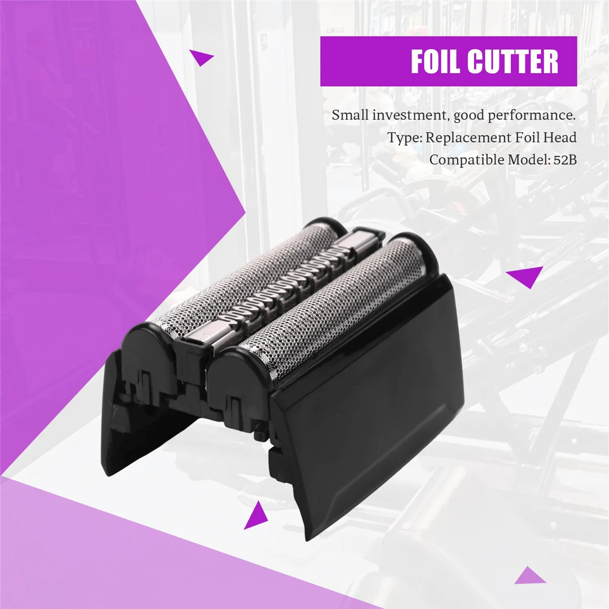 New Replacement Foil Cutter Shaver Head for Braun 52B Series 5 5070 5090 Good Performance Replacement Foil Head B 6