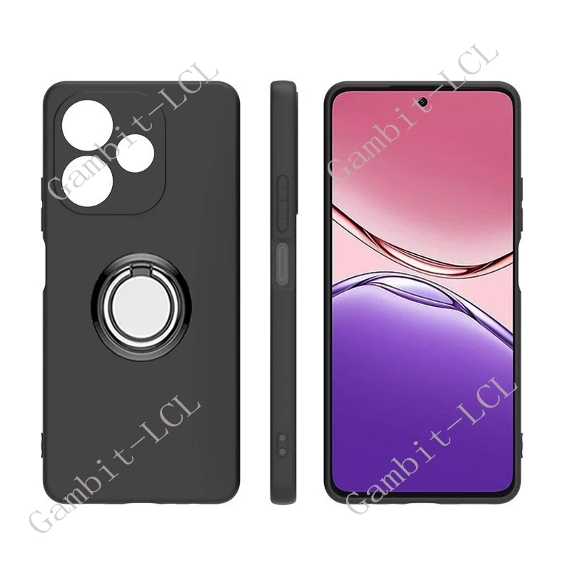 Universal Back Ring Holder Bracket Phone Case with TPU Soft Cover