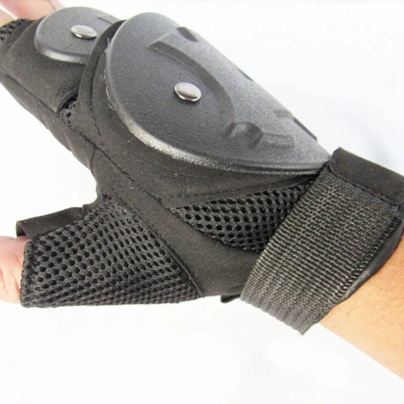 War God Tortoise Shell Anti Riot Half Finger Tactical Gloves fingerless gloves anti cut gloves cut resistant gloves diving gloves