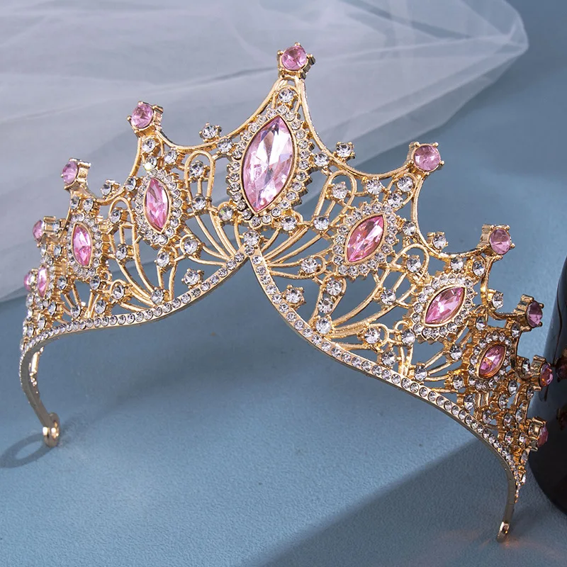 Bridal Hair Accessories Hair Accessories Bride Rhinestone Crown Tiara Party Princess Dress Accessories 1pc