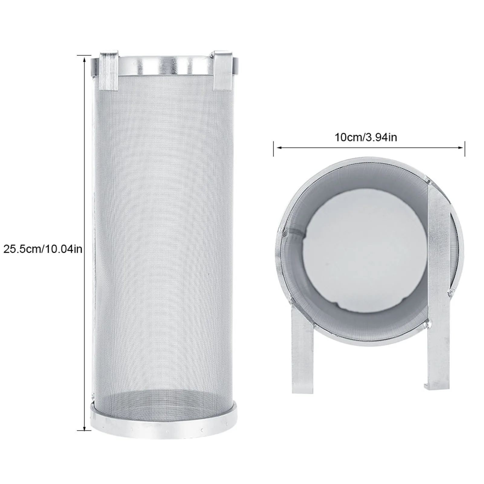 Description Picture 5 of itemStainless Steel Brew Beer Filter 300 Micron Wine Strainer Corrosion Resistant Beer Filter Mesh With Hook