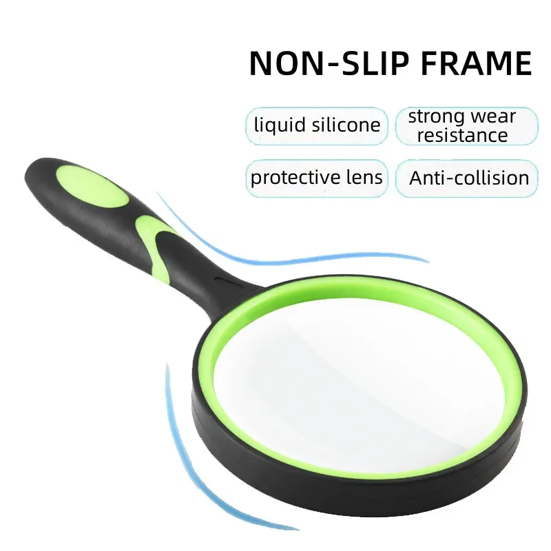 magnifying glass 10X Magnifying Glass For Kids Seniors Handheld Reading Magnifier 50mm Magnifying Lens For Reading Science Nature Exploration