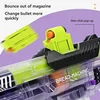 M1 Bread Machine Gun Toy Manual Launcher Soft Bullet Weapons Air Pneumatic Gun Shooting Model for Adults Boys Kid Birthday Gifts 6