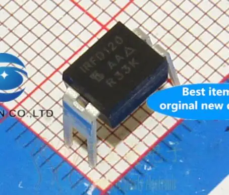 

10 шт., 100% оригинальные новые фонари IRFD120 IRFD120PBF DIP-4 MOS FET