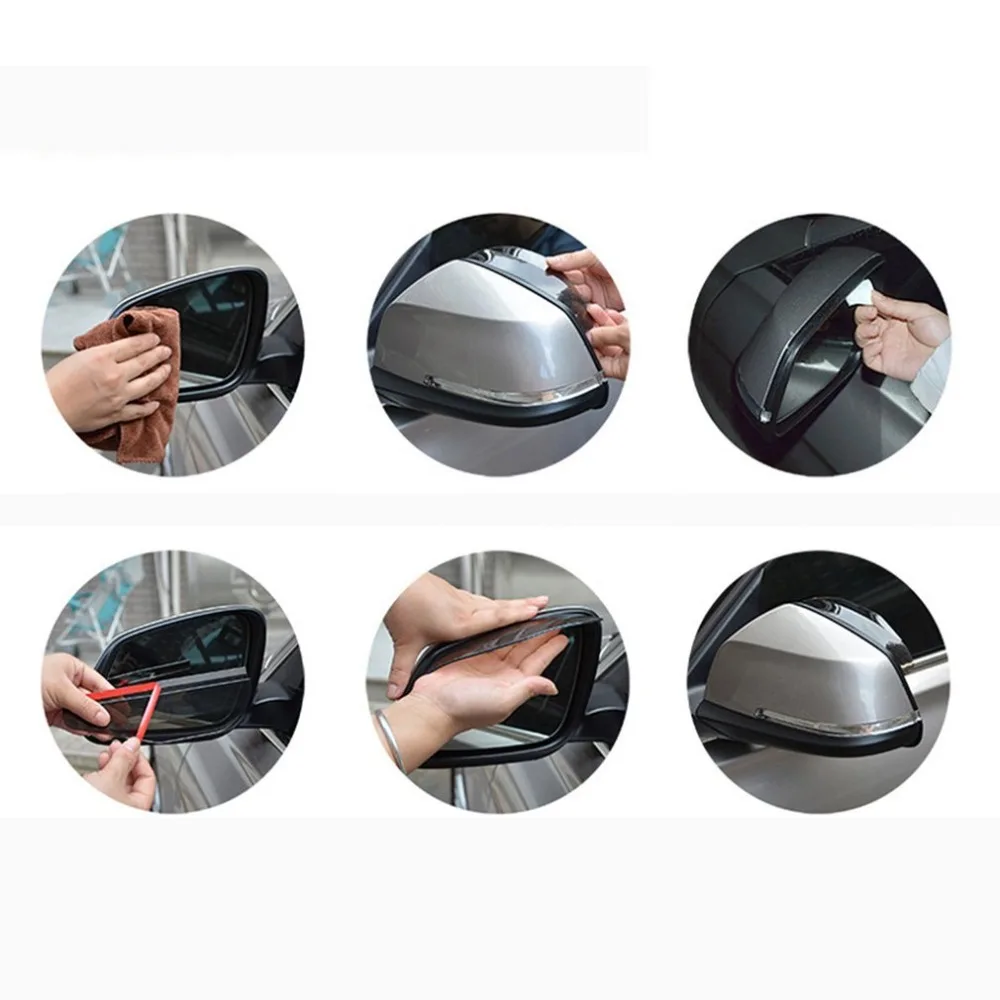 Automotive Car Rear View Mirror Protector Rain Guard Visor
