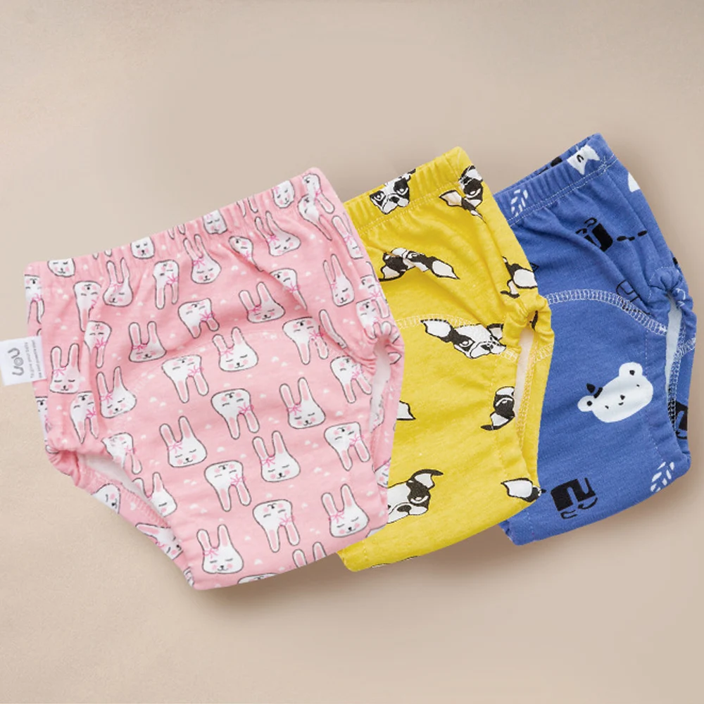 CuteWaterproofReusableBabyCottonTrainingPantsInfantShorts