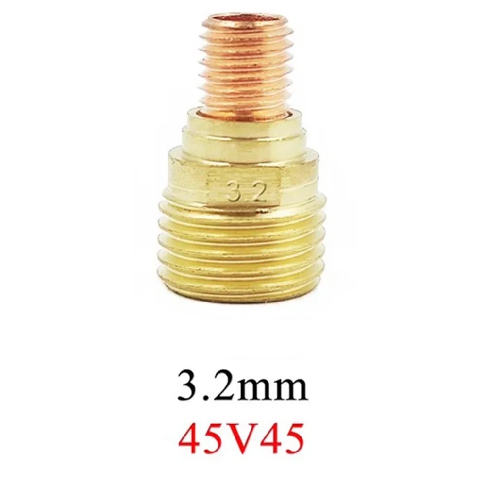 TIG Welding Torch Gas Lens Collets Body 45V42 45V43 45V44 45V45 For WP9 20 25 Welding Torch Equipment Accessories