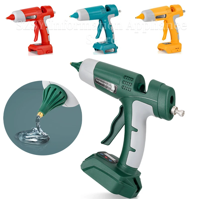 

Беспроводной клеевой пистолет для Makita Dewalt, Bosch, Milwaukee, 18 в, 11 мм, 100 Вт