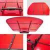 Tractor ROPS Canopy Umbrella Canopy High-Density Thermoplastic  Canopy Universal Mounting Bracket Resilient Non-Fading Durable 5