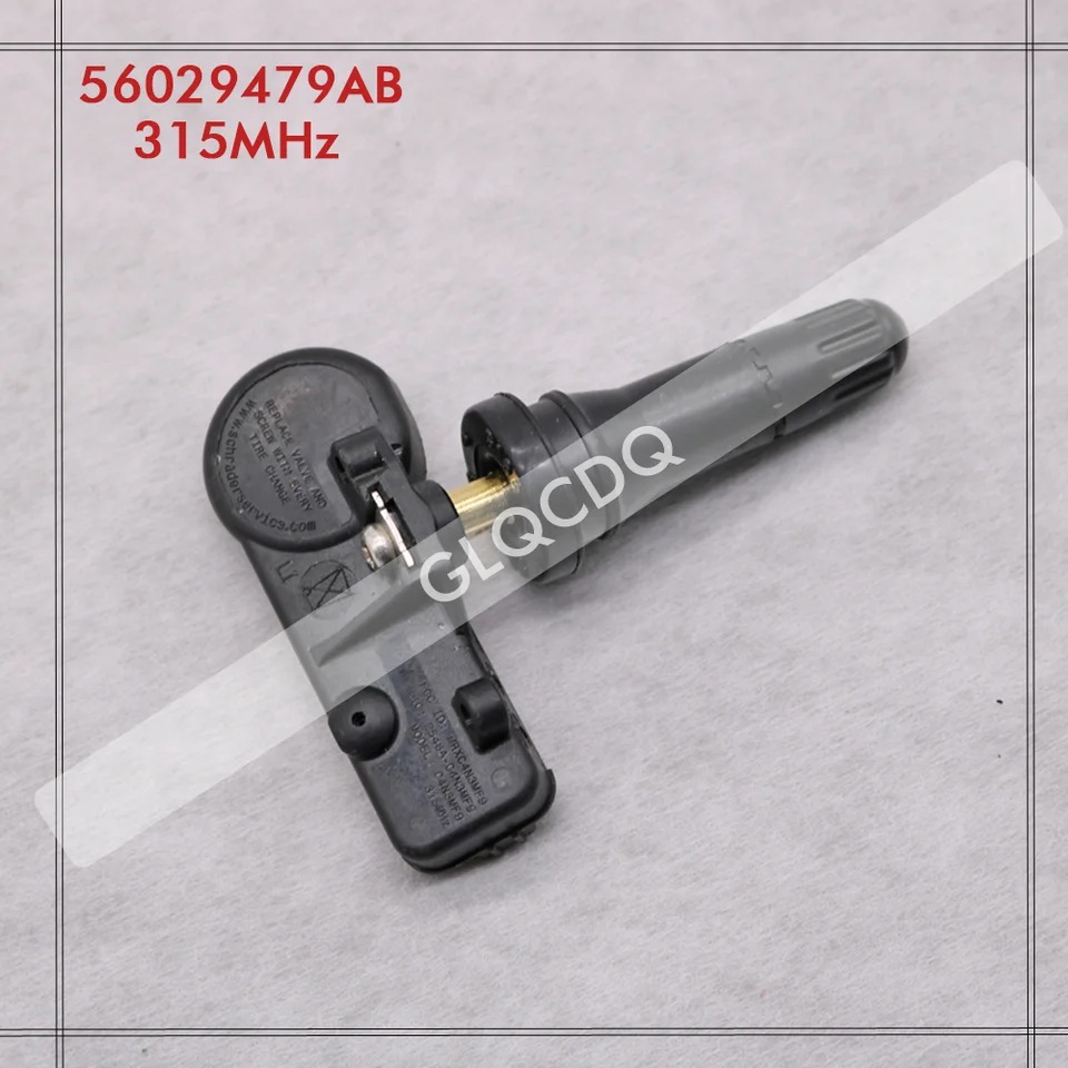 5-Pack TPMS Tire Pressure Sensors For Jeep & Dodge – 315MHz, Clamp-In, Replaces 56053036AA