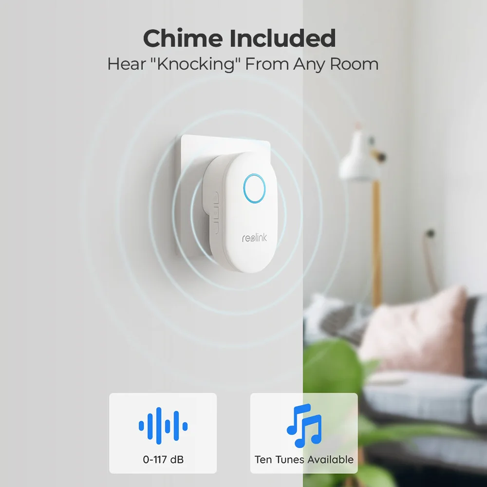 Reolink 2K+ Video Doorbell Smart Home Video Intercom Human