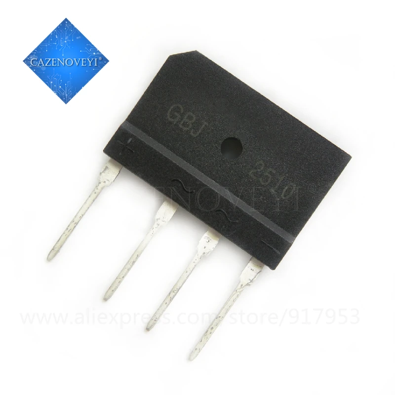 5pcs/lot GBJ2510 2510 ZIP-4 1000V 25A new original In Stock