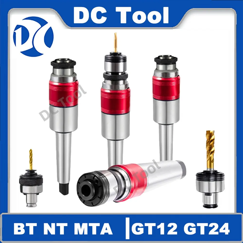 

GT12 GT24 Floating Expandable Tapping Tool Holder BT30 BT40 C20 C25 C32 MTA2 MTA3 MTA4 MTA5 Overload Protection Drill Tap Chuck