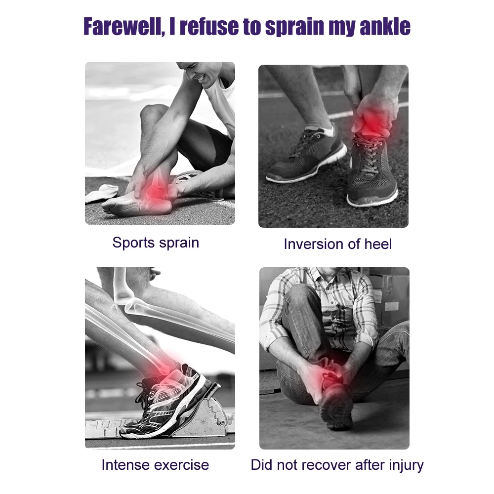 1Pcs Ankle Brace Compression Sleeve, Ankle Support for Women & Men, Compression Sock for Sprain,Swelling,Plantar Fasciitis