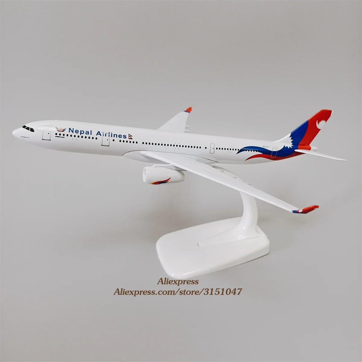 

NEW 20cm Alloy Metal AIR Nepal Airlines Airbus 330 A330 Airplane Model Airways Plane Model Stand Diecast Aircraft Kids Gift Toys