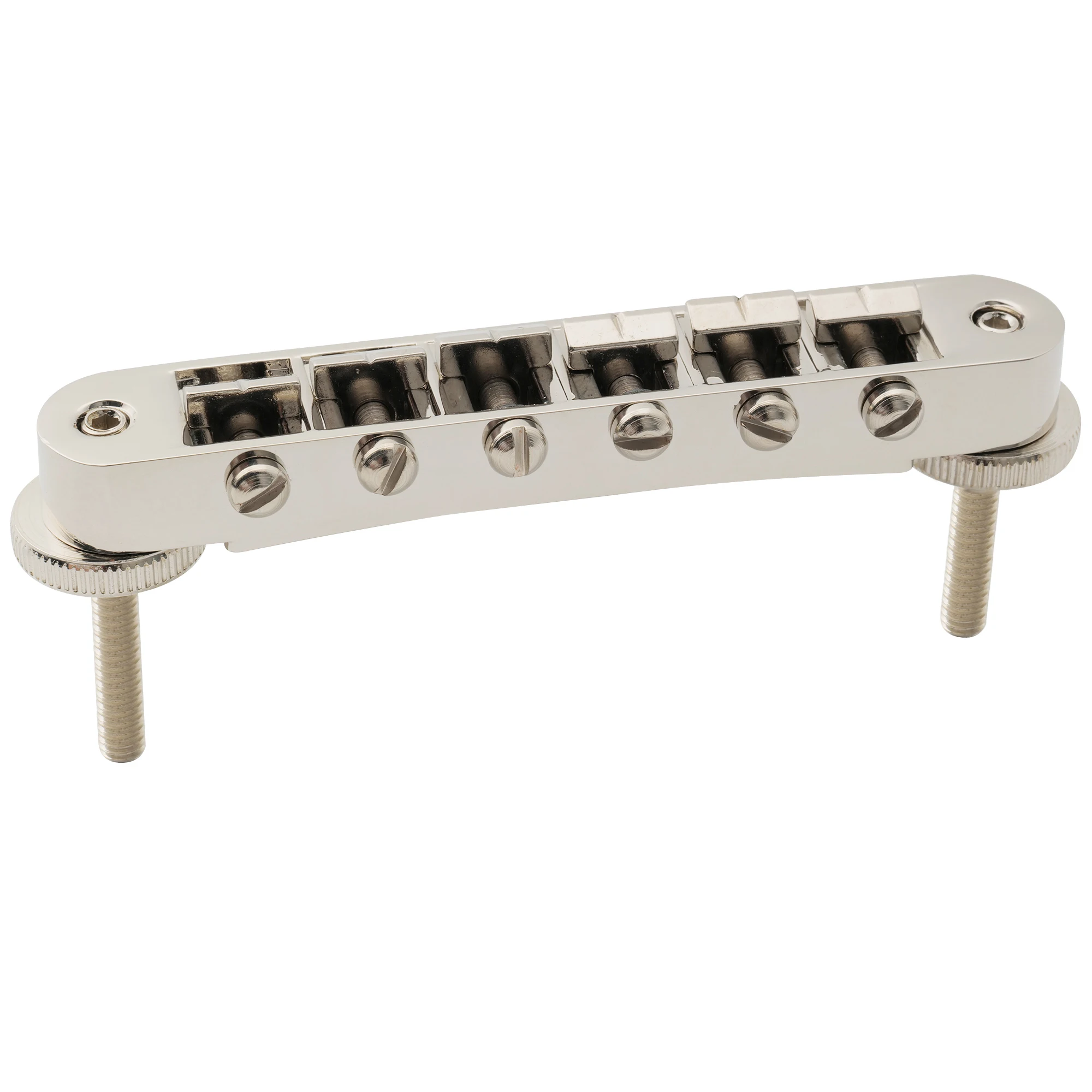 Musiclily Pro 52 mm Saitenabstand ABR-1 Tune-o-matic Bridge Wide Body LP Bridge für E-Gitarre im Epiphone LP SG Style – Detail 17