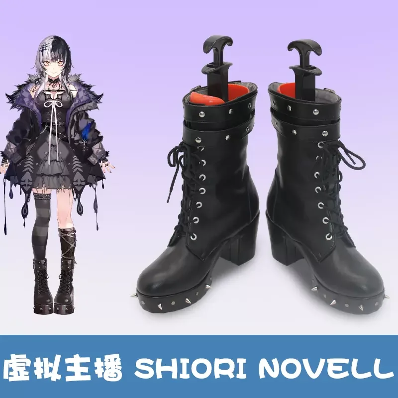 Shiori Novella Cosplay Costume Hololive Vtuber EN Wig Shoes