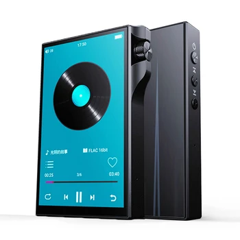 Yophoon 무손실 MP3 블루투스 음악 플레이어, Q8 HiFi 플레이어, 4 인치 터치 스크린, DSD256, 24 비트, 192kHz, 정품
