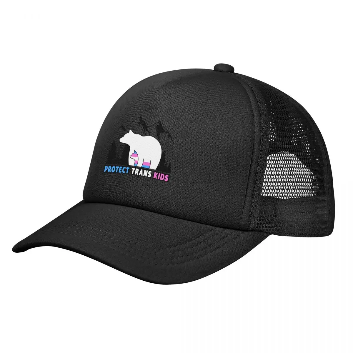 

Transgender Pride Protect Trans Kids Bear Mom LGBT month Baseball Cap black Golf Hat Trucker Hats For Men Women's