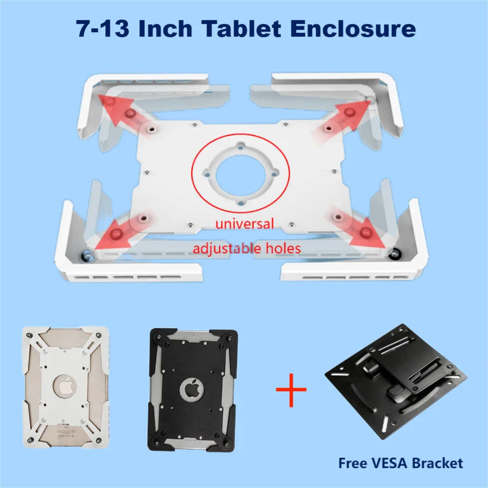 Wall Mount Suporte Tablet Gabinete Ipad Android Pendurado Desktop Stand 713 Ajustável