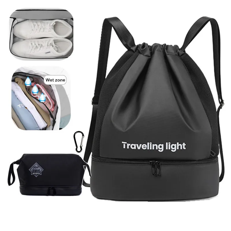 

Swimming Bag Waterproof Gym Supplies Man Swimsuit Water Pool Punching Women Shoe Pocket Fitness Backpack Sport Beach Accessories