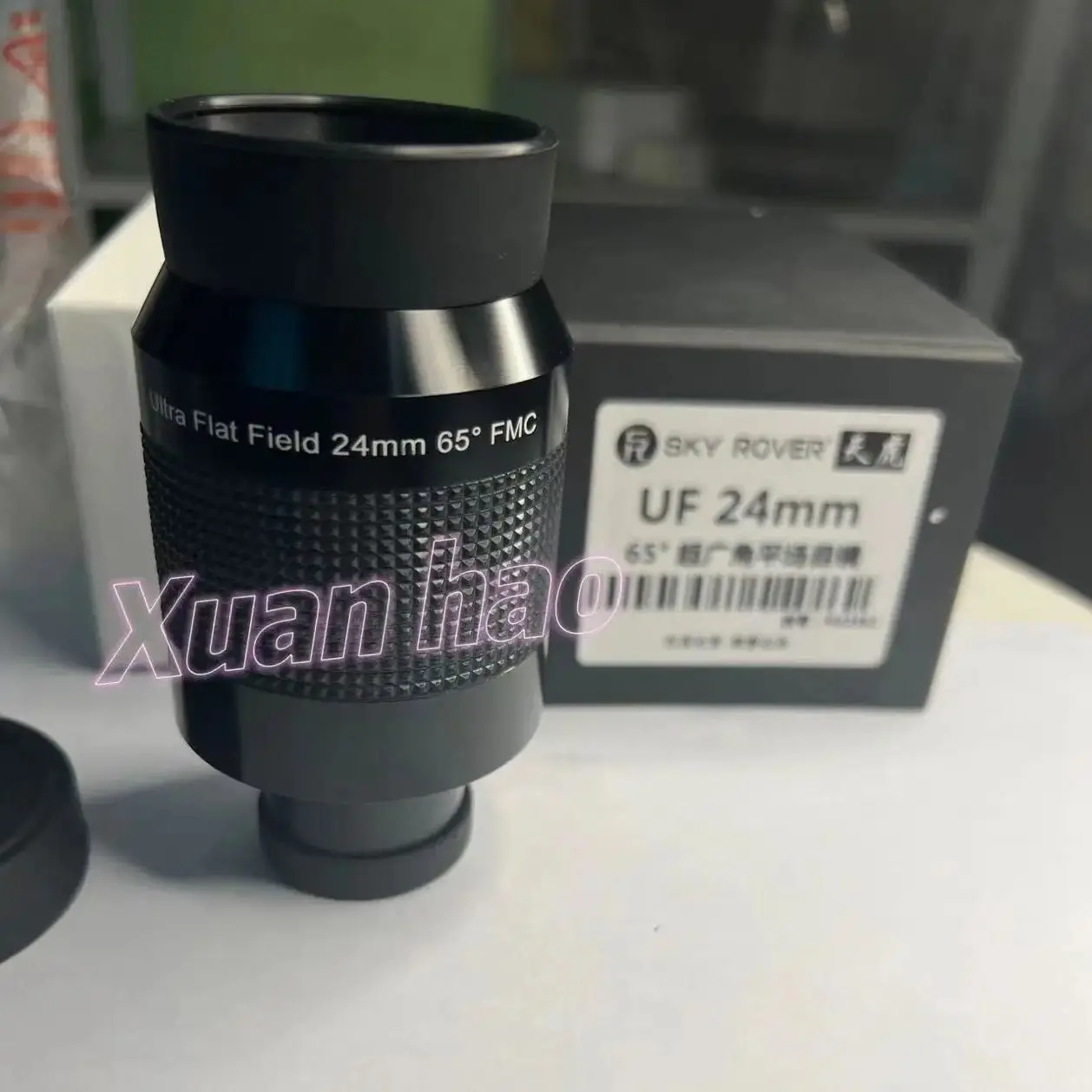 스카이 로버 UF 24mm 접안 렌즈, 플랫 필드, 긴 동공, 고화질 샤프 접안 렌즈 망원경, 1.25 인치