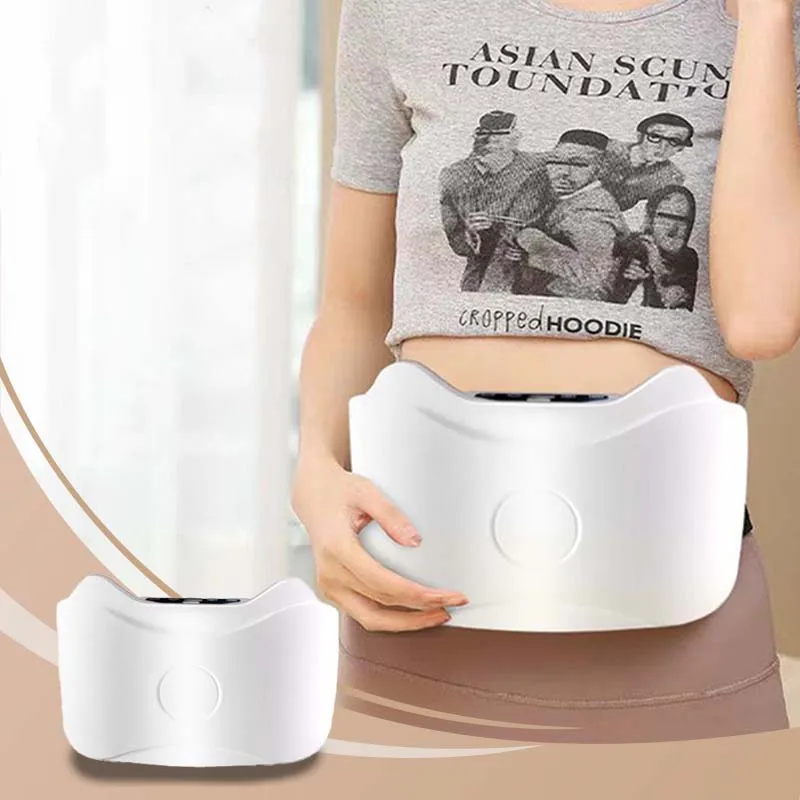 Máquina De Abdominales Eléctrica Masajeador Para Quemar Grasa Y Aliviar  Músculos, Blanco, 26x5x15 Cm