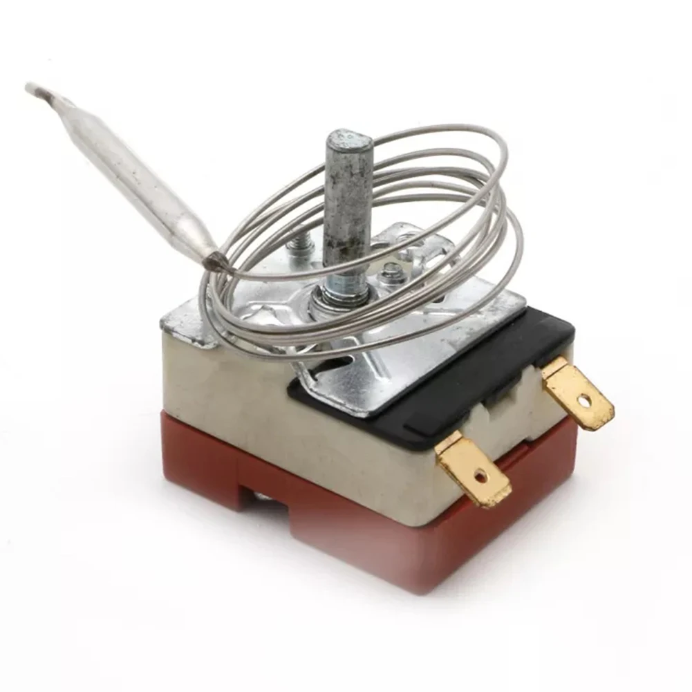 

Electric Oven Thermostat, Adjustable Temperature Controller Switch, Practical and , Ideal for Warm Air Heaters and Friers