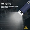 10 bone fully automatic three fold umbrella, rotatable LED flashlight, business wind resistant folding umbrella, sunny umbrella 2
