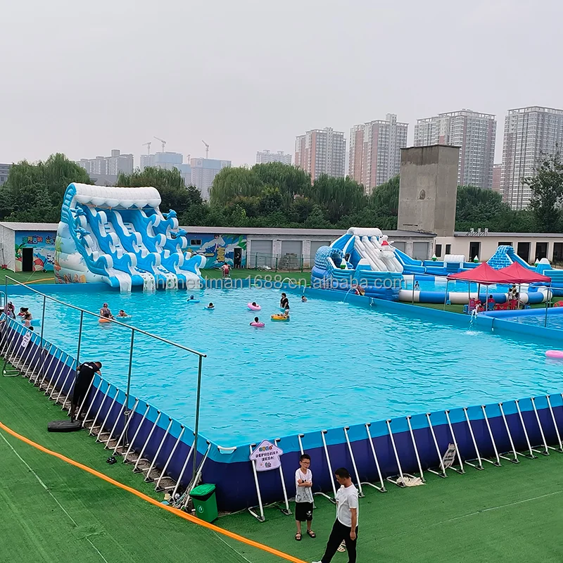 Inflatable Pool Water Parks Rides Playground Inflatable Water Park