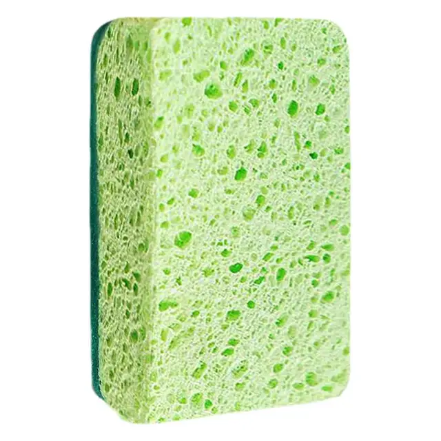 Dish Sponge Oil Free Household Cleaning For Kitchen Non-Scratch Cellulose  Scrub Sponge Dual-Sided Dishwashing Sponge For