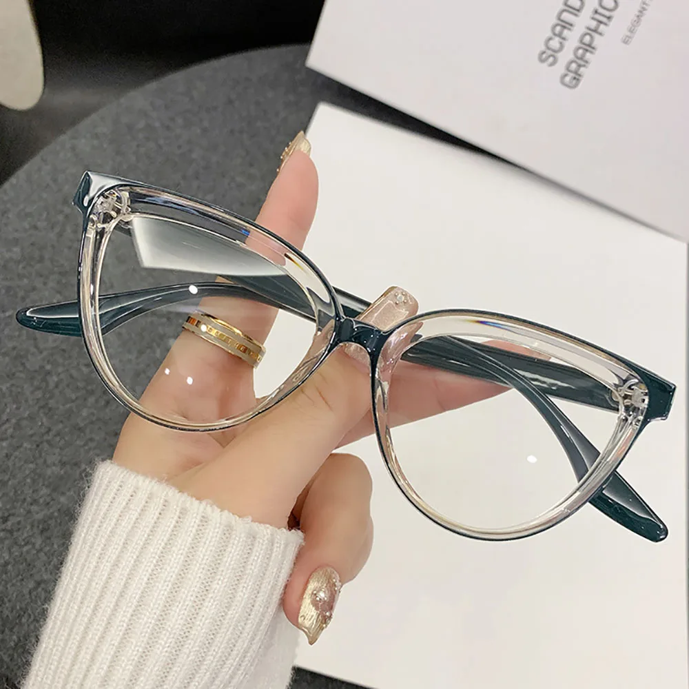 Eye Glasses Trendy Large Frame Glasses Blue Light Blocking Glasses Versatile Pc Optical Spectacles For Outdoor Sports Stage