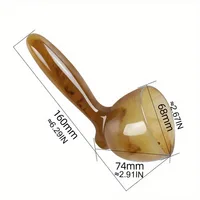 เครื่องมือขูดกัวซา ถ้วยขูดกัวซา แผ่นนวดกระชับสัดส่วน ที่ขูดกัวซา อุปกรณ์นวดตัว ผ่อนคลายหลัง อุปกรณ์นวดสปา สำหรับคอและขา 5