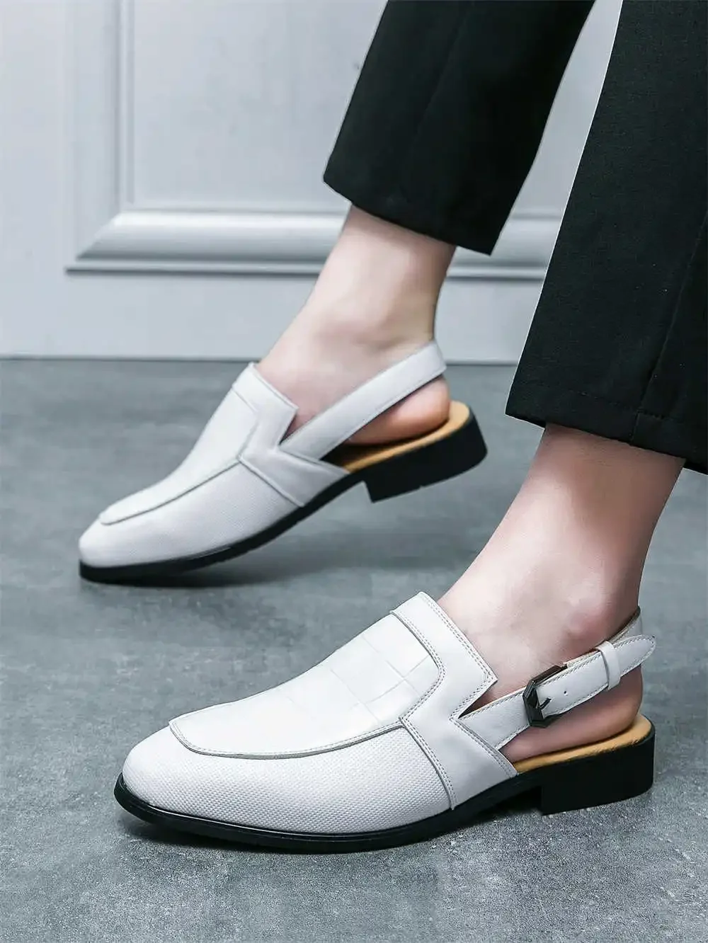 Strisce Lazy Finger Slipper Sandalo Summer Man New Shoes Sneakers Sports To Play Luxury Low Cost Leading Universal Brands