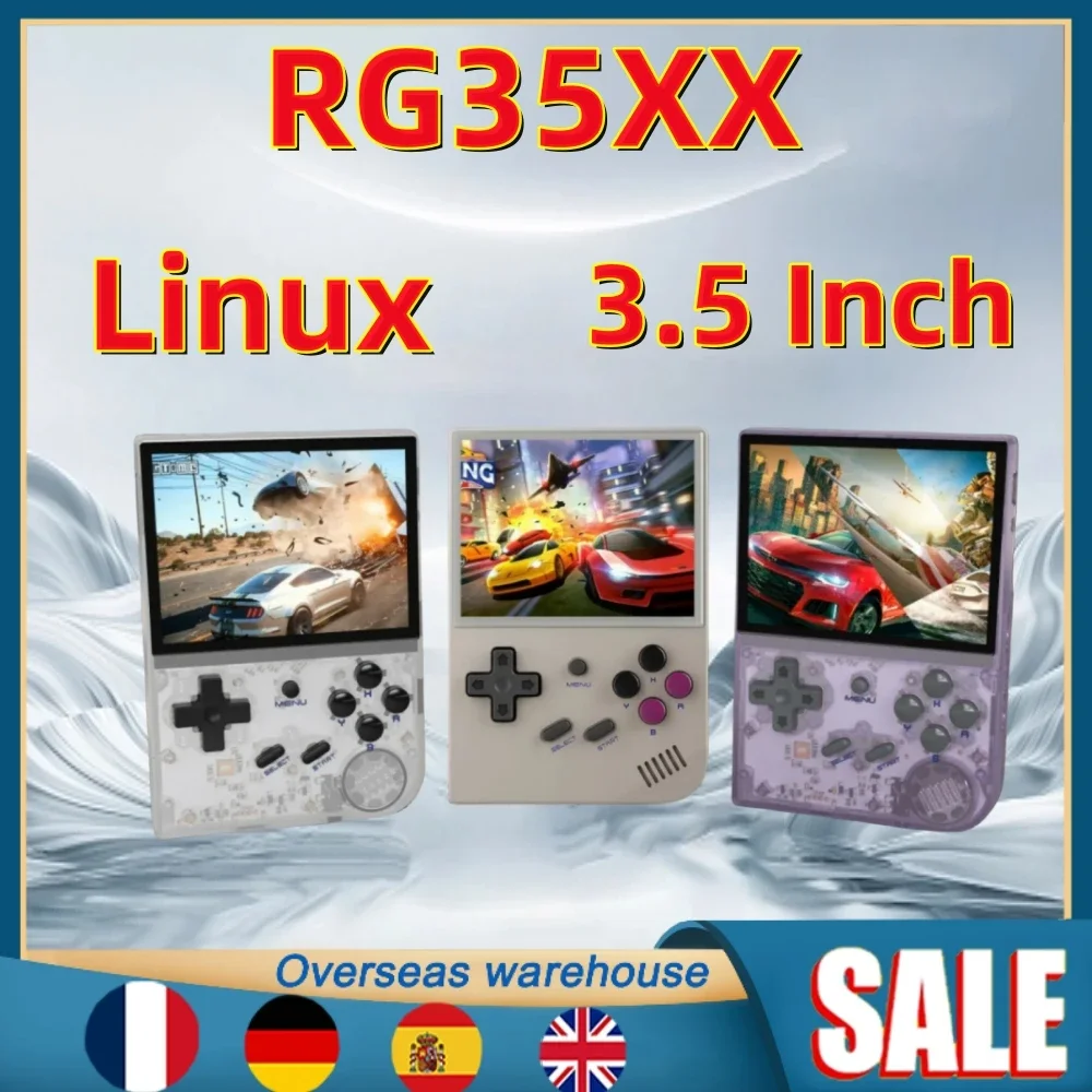 Anbernic Rg35xx Mini Retro Handheld Game Console Linux System 3.5-inch Ips  Game Console - Handheld Game Players - AliExpress