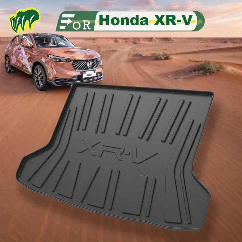 

Для Honda XR-V 20 21 22 23 2015-2024 коврик для багажника автомобиля на заказ всесезонный черный коврик для груза 3D лазерная мерка подкладки для багажника