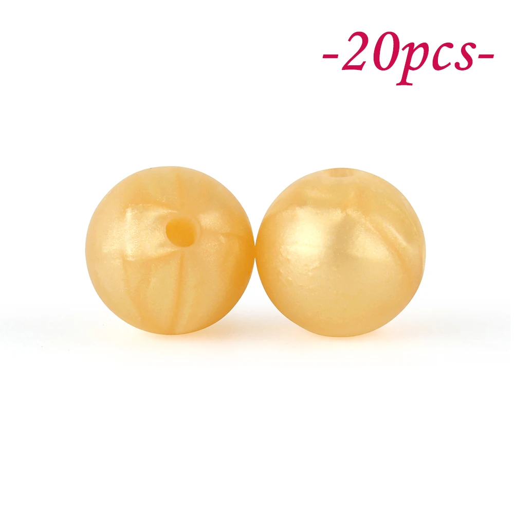 Vibrant Silicone Beads Set for DIY Jewelry & Crafting – 20-Piece Collection