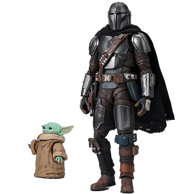 

In Stock Original BANDAI SPIRITS S.H.Figuarts SHF The Mandalorian Grogu 15CM Anime Figure Model Collectible Action Toys Gifts