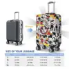 Custom Mickey Mouse Luggage Cover Protector Funny Travel Suitcase Covers for 18-32 Inch 6