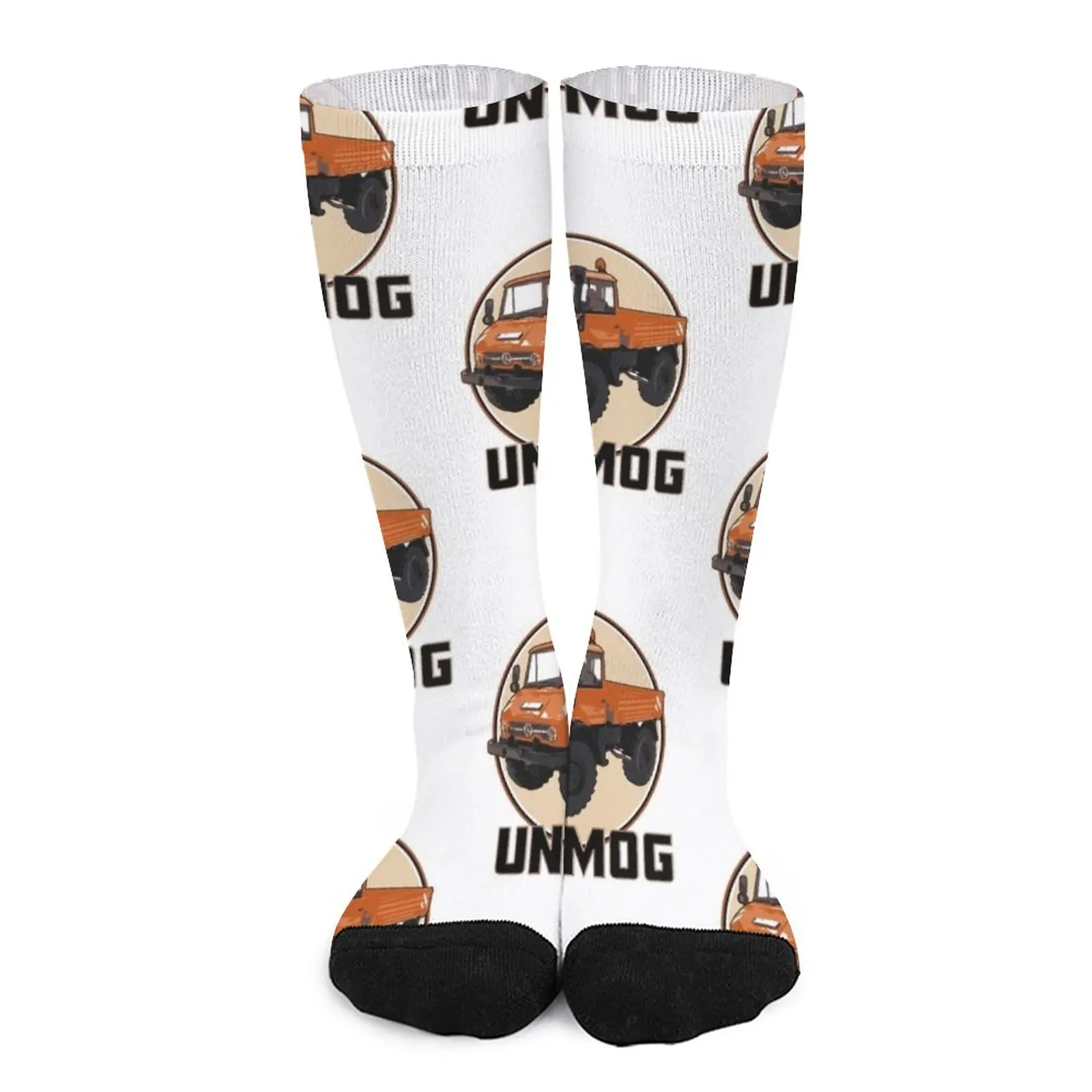 

Оранжевые носки UNIMOG, подарок для мужчин и женщин, компрессионные носки, носки для спорта и отдыха с героями мультфильмов
