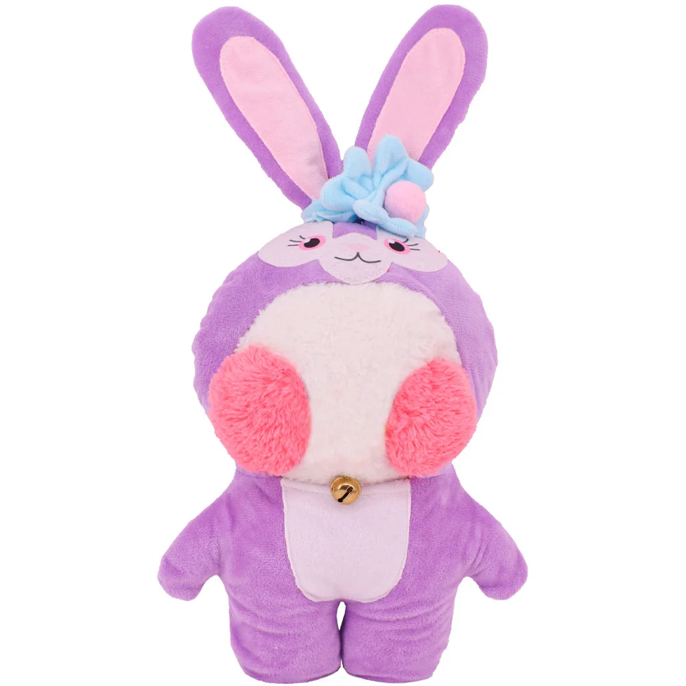 Cute Purple Collection Kawaii Duck Figure Umbrella Skirt Uniform Hairband Glasses Gift 30Cm Lalafanfan Plush Doll Accessories plush toy accessories