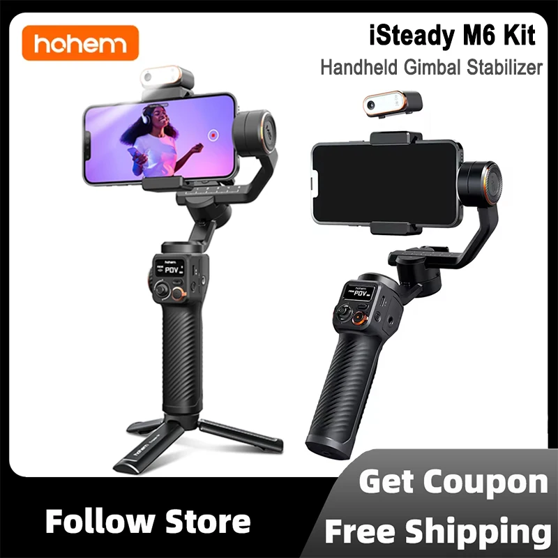 Hohem iSteady M6 キット ジンバル スタビライザー スマートフォン用
