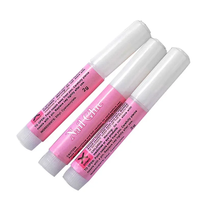 10pcs/lot Mini Beauty Nail Glue Professional Nail Art Glue False Art Decorate Tips Acrylic Glue Nail Accessories For Rhinestones 2