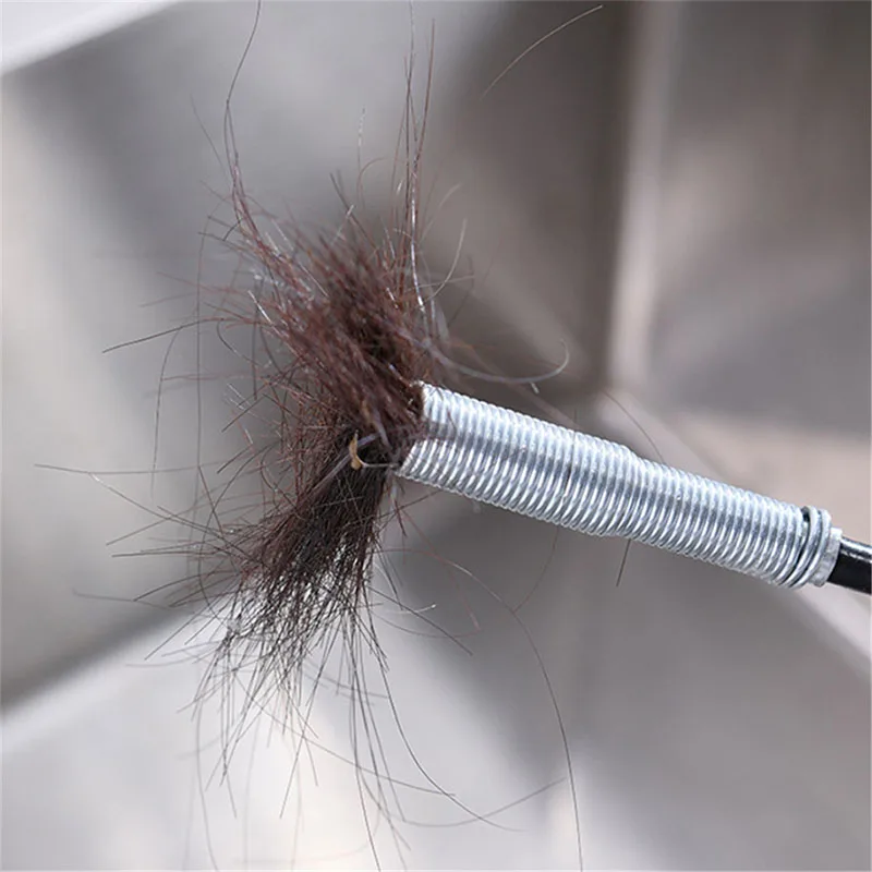 90cm/35.43 Inch Sink Drains Grabber Tool Flexible Long Reach Claw Pick Up Narrow Bend Curve Floor Drain Sewer Spring Grip Cleaner drain cleaner drain cleaning tools pipe cleaning tool pipe cleaner pipe dredging tools pipe dredging tool