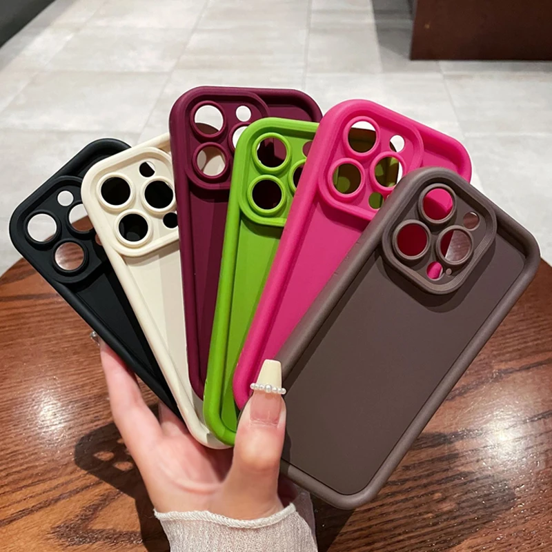 Matte Silicone Bumper Back Cover Case -  Collection