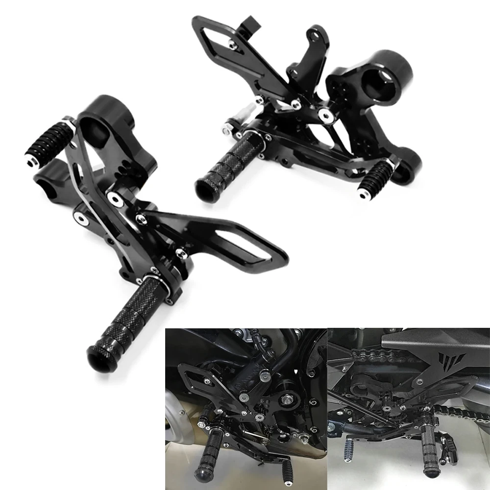 CNC Adjustable Footrest Shift Lever Brake Pedal Foot Pegs Rear Set