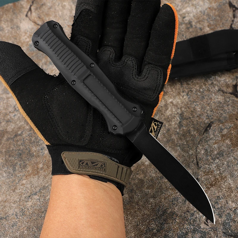 BM Knife OTF 3300 D2 Steel Automatic Knife Field Adventure Survival Knife Military Tactical Self