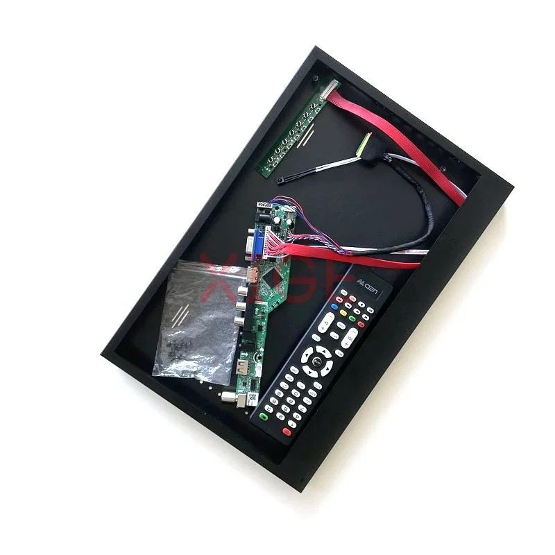 

Fit CLAA133WA01A/CLAA133WB01A Metal Case&Driver Board DIY Kit LVDS 40-Pin Matrix TV Analog Signal 13.3" 1366*768 USB+AV+HDMI+VGA