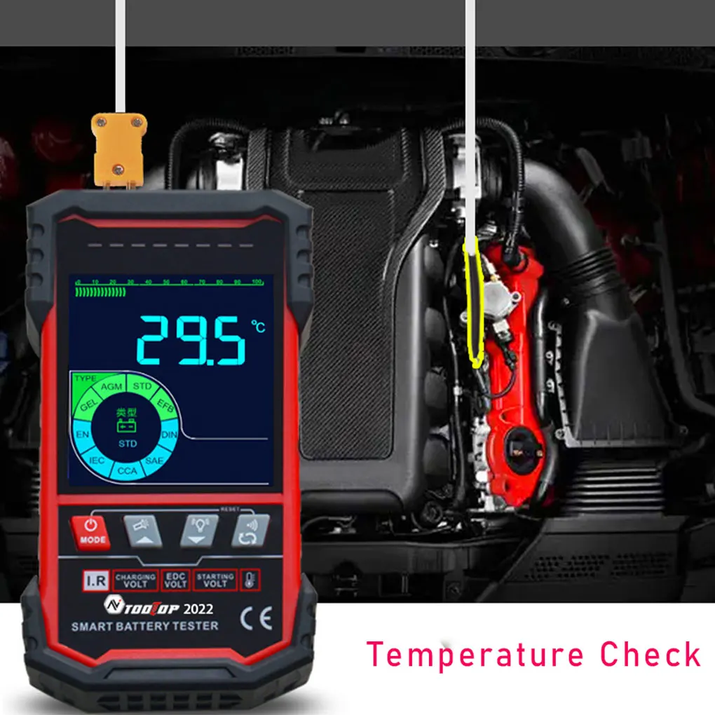 

Compact Car Battery Tester With Multifunctional Features Easy-to- Battery Diagnostic Machine