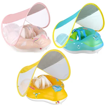 Baby Inflatable Swim Float with Sun Canopy 1